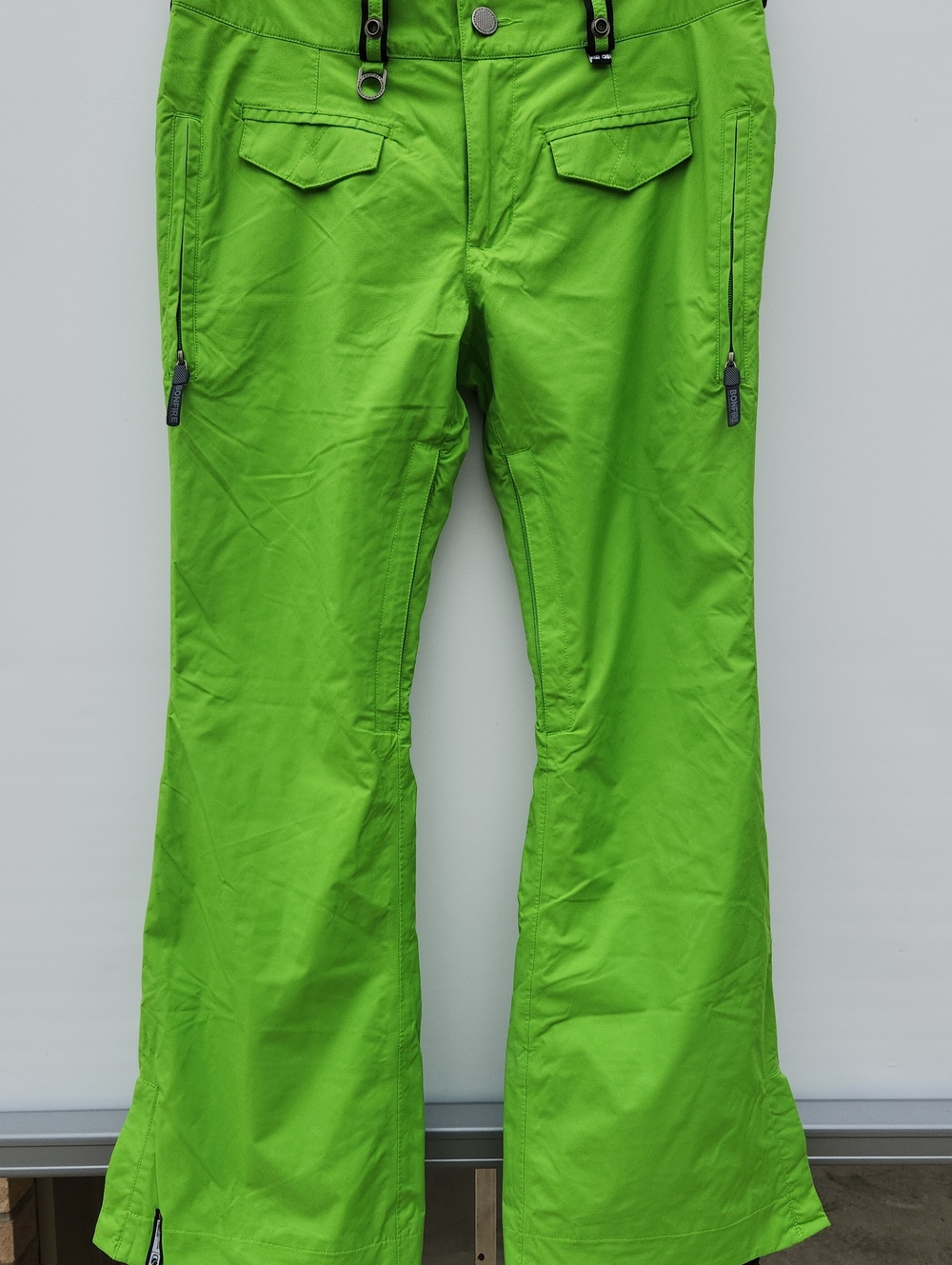 Men's Lime Green Performance Snow Pants